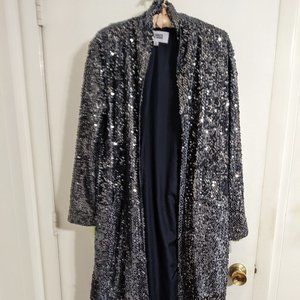 Full length sequined jacket